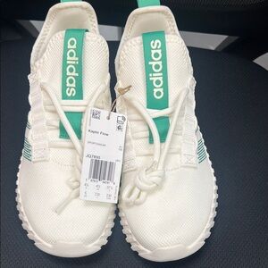 Adidas Kapitur Flow White and Teal Shoes